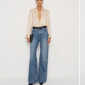 Reformation Cary high rise slouchy wide leg jeans